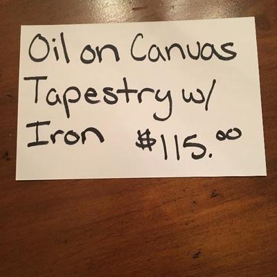 Painted tapestry 