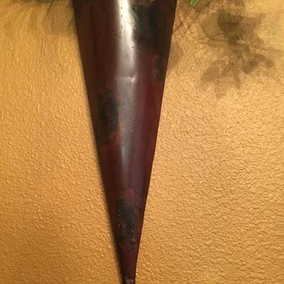2 piece wall vases 