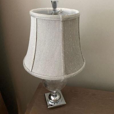 Lamp - Glass/Silver