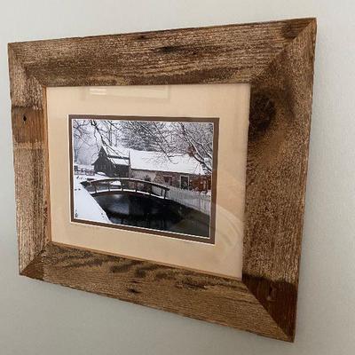Art - Framed, Snow/Bridge