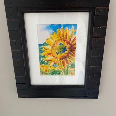 Art - Framed, sunflower