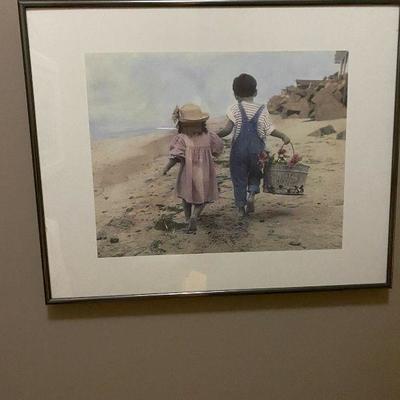 Art - Framed, kids holding hands