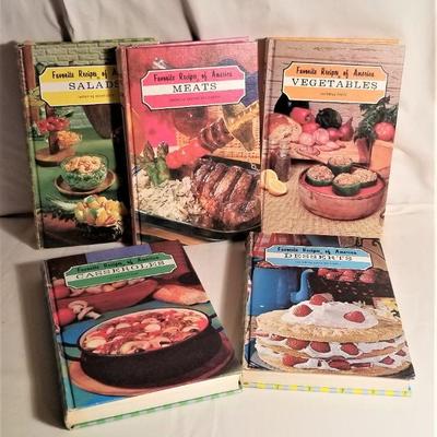 Lot #37  Set of vintage mid-century cookbooks - hardcover
