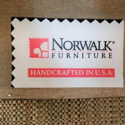 Lot #76  Norwalk Furniture Company Sofa - clean and comfy