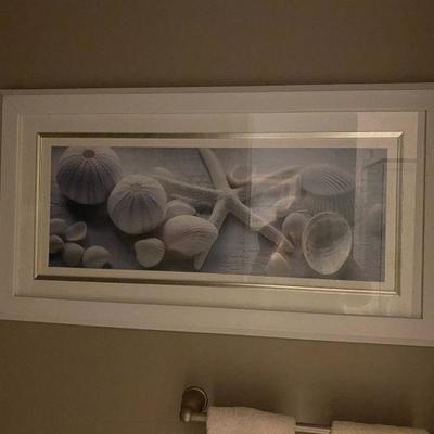 Art - Framed, Seashells, horizontal