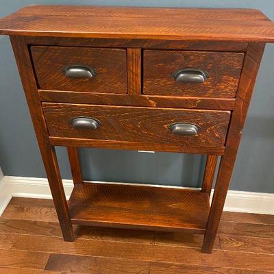 Timberlake Side Table - Wood, 3 drawer