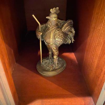 Decor - Rooster Standing w/Staff