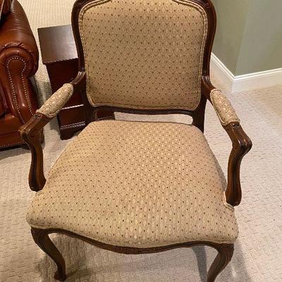 Arm Chair - Wood w/padded arm rests