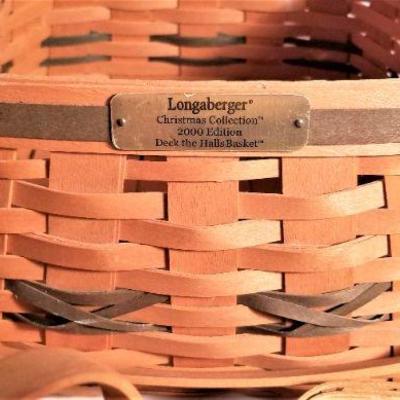Lot #136  Lot of 5 collectible Longaberger Baskets - retired