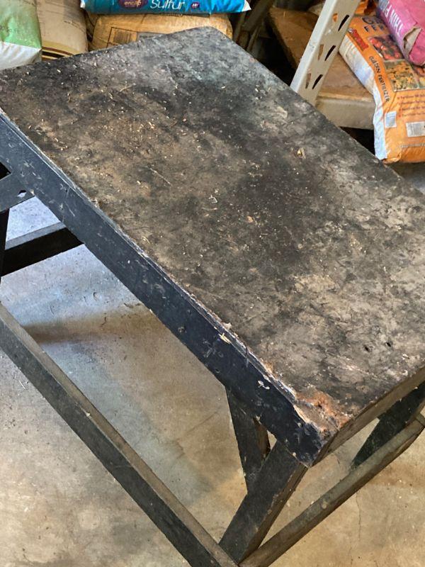 Black work table