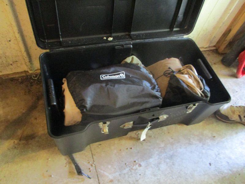 Coleman air mattresses & container