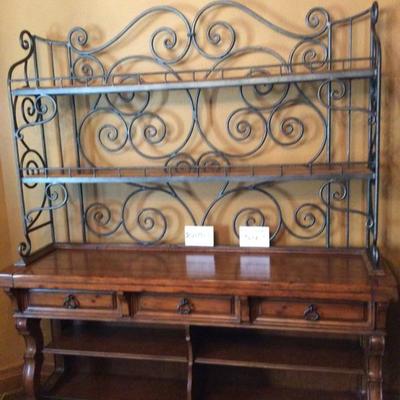 Stunning Iron and Wood Buffet