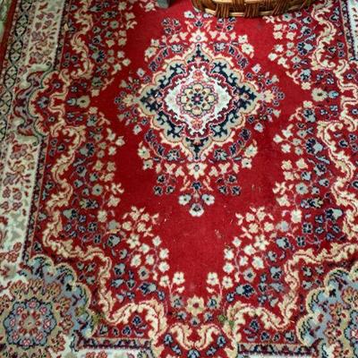 Bright and colorful Persian carpet