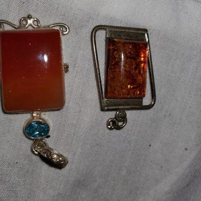 Amber Pendants