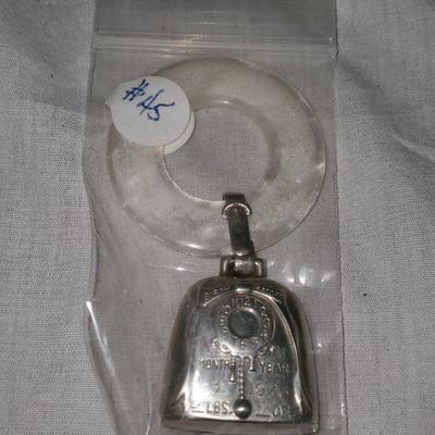 Sterling Birth Record Bell