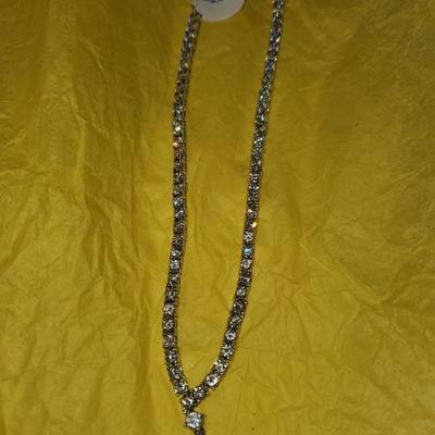 Sterling Quartz Necklace 