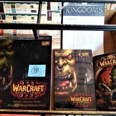 BONUS TRAILER DVD - WARCRAFT Reign of CHAOS BRADYGAMES GAME Manuals, MAPS HOT KEYS, GUIDES PC Computer