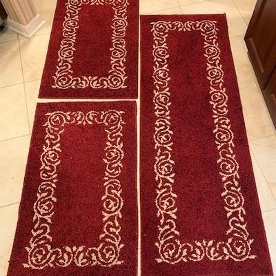 LOT#15: Three area rugs