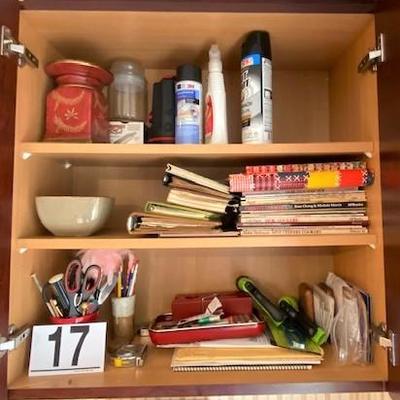 LOT#17: Contents of Kitchen Cabinets lot
