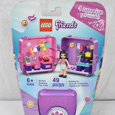 LEGO Friends Emmas Shopping Play Cube 41409 Building Kit & Mini-Doll - New