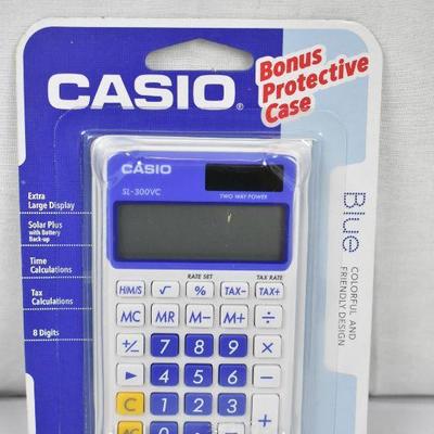 Dry Erase Markers (MISSING 1 MARKER) & Casio SL300VC-BE 8-Digit Calculator - New