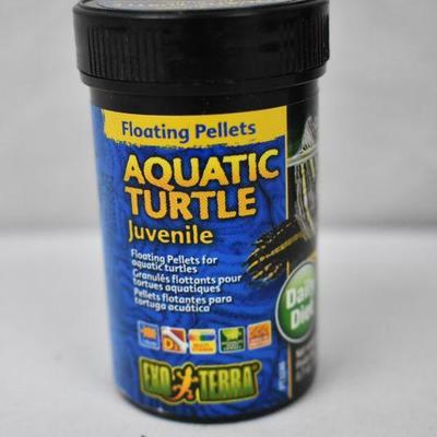 Jungle Pod Aquarium Plant Decoration & Exo Terra Floating Pellets Turtle - New