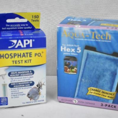 API Phosphate Test Kit, Aquarium Test Kit & Filter Cartridges, 3 ct - New
