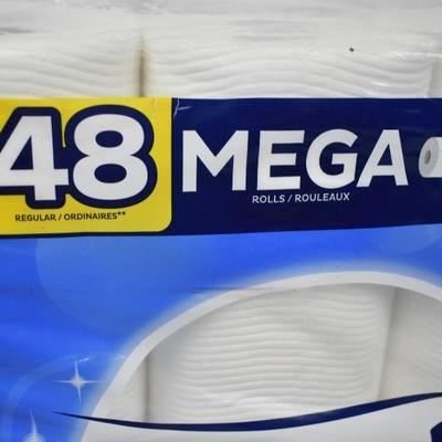 Cottonelle Ultra CleanCare Toilet Paper, 12 Mega Rolls (=48 Regular Rolls) - New