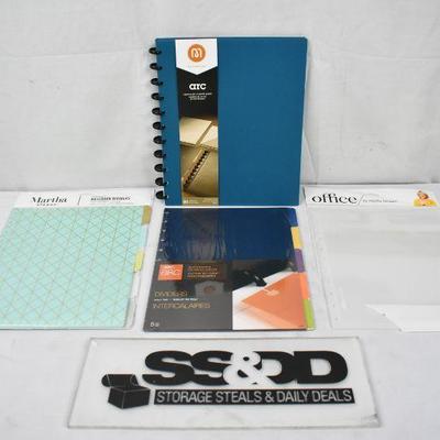 ARC Discbound Notebook, ARC Dividers, Martha Stewart Dividers & Folders - New
