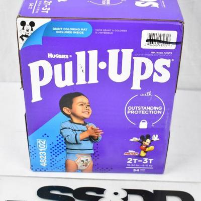Pull-Ups Boys' Learning Designs Training Pants, 2T-3T, 54 Ct - New