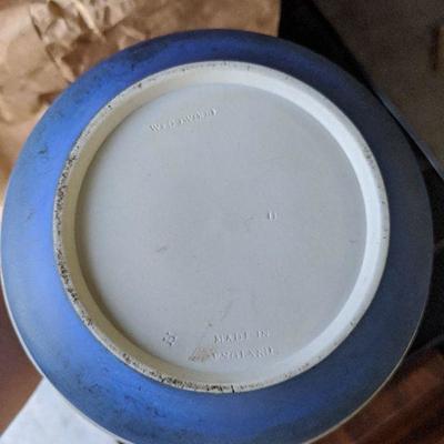 Antique Wedgwood Biscuit Jar Blue Jasper