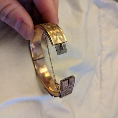 Victorian gold filled bracelet