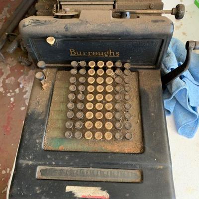 Antique Burroughs adding machine