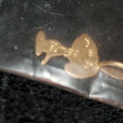 14k Gold Snoopy Pendant 