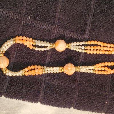Antique Coral Necklace