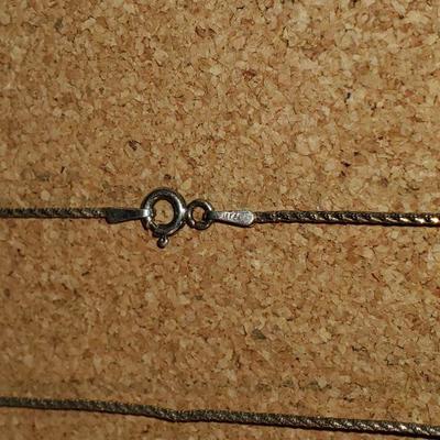 Sterling heart necklace 
