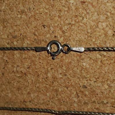 Sterling heart necklace 