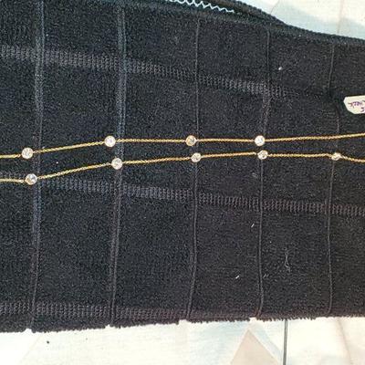 14k Crystal necklace 