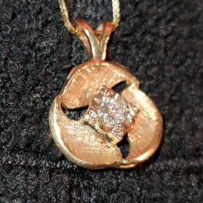 14k Diamond Necklace