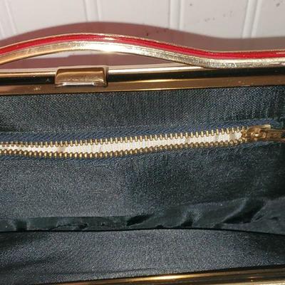 Vintage Red Clutch