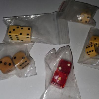 Vintage Dice Lot
