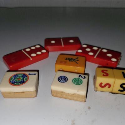 Vintage Dominos and Tiles