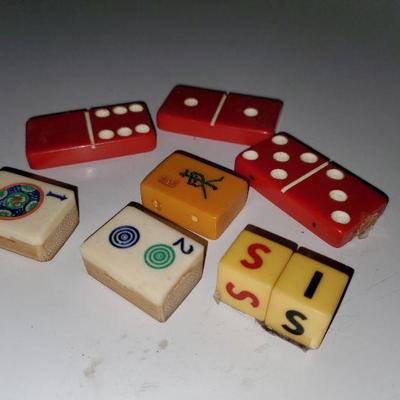 Vintage Dominos and Tiles