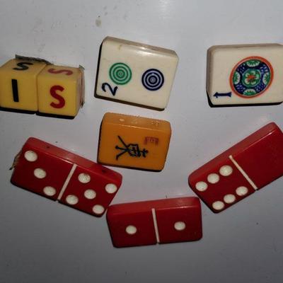 Vintage Dominos and Tiles