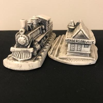 Lot 2 - HVL Train Depot Art And Miniatures