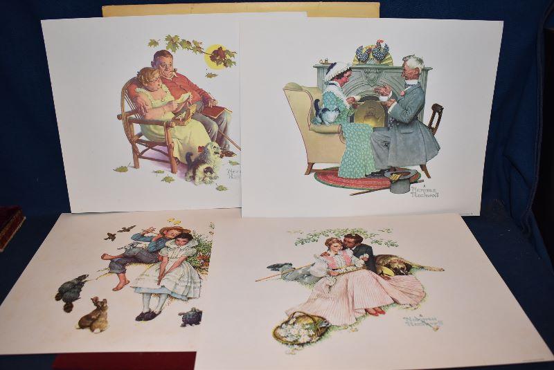 Lot 690, Norman Rockwell Four Ages of Love, Advertisement from Viscor  Insurance Systems | EstateSales.org