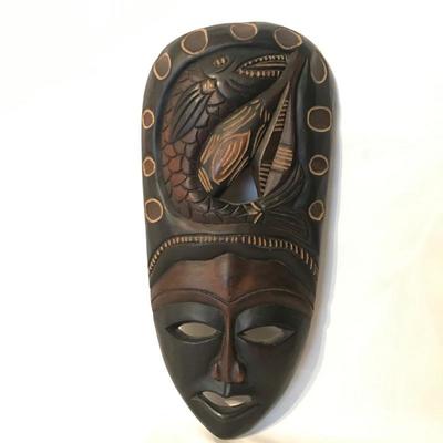 Lot 7 - Ceramic and Carved Masks