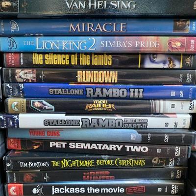 Huge Lot of DVD Movies 50+ MUST HAVE TITLES