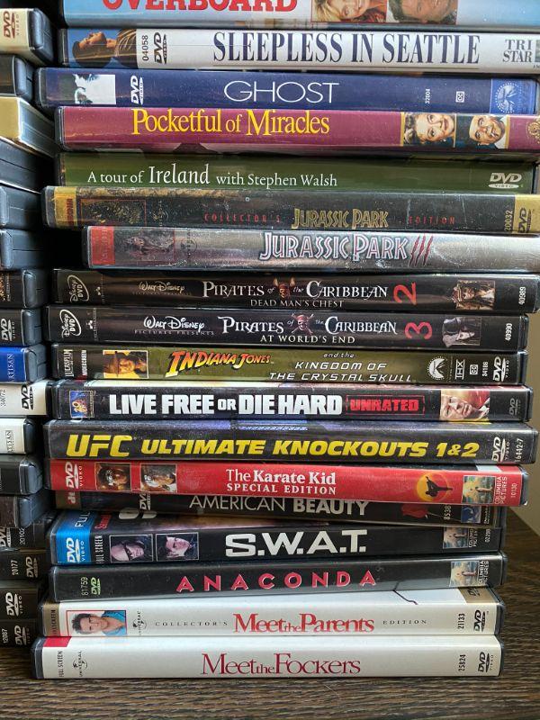 Huge outlets Lot of Dvds