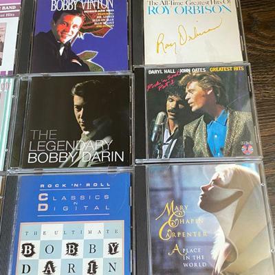 Mixed Lot of 12 CDs Mathis, Darin, Hall &Oats, Orbison, Everly Bros. & More!!